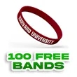 Color Filled Silicone Wristbands | https://www.bestnamebadges.com
