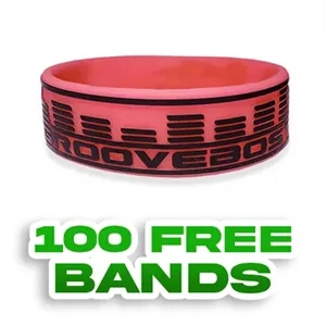 3/4 inch Embossed Printed Wristband-A | https://www.bestnamebadges.com