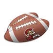 Football-Shaped Coasters | https://www.bestnamebadges.com