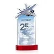 Top Gun VividPrint™ Award on Alberton Base - Red | https://www.bestnamebadges.com