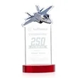 Top Gun Award on Alberton Base - Red | https://www.bestnamebadges.com