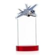 Top Gun Award on Alberton Base - Red | https://www.bestnamebadges.com