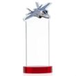 Top Gun Award on Alberton Base - Red | https://www.bestnamebadges.com