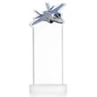 Top Gun Award on Alberton Base - White | https://www.bestnamebadges.com