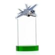 Top Gun Award on Alberton Base - Green | https://www.bestnamebadges.com