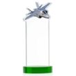 Top Gun Award on Alberton Base - Green | https://www.bestnamebadges.com
