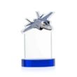 Top Gun Award on Alberton Base - Blue | https://www.bestnamebadges.com