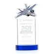 Top Gun Award on Alberton Base - Blue | https://www.bestnamebadges.com