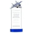Top Gun Award on Alberton Base - Blue | https://www.bestnamebadges.com