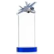 Top Gun Award on Alberton Base - Blue | https://www.bestnamebadges.com