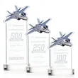 Top Gun Award on Alberton Base - Clear | https://www.bestnamebadges.com