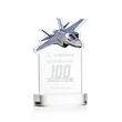 Top Gun Award on Alberton Base - Clear | https://www.bestnamebadges.com