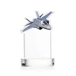 Top Gun Award on Alberton Base - Clear | https://www.bestnamebadges.com