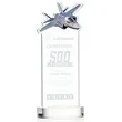 Top Gun Award on Alberton Base - Clear | https://www.bestnamebadges.com