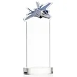 Top Gun Award on Alberton Base - Clear | https://www.bestnamebadges.com