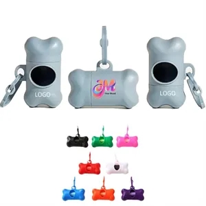 Dog Poop Bag Dispenser with Carabiner Clip