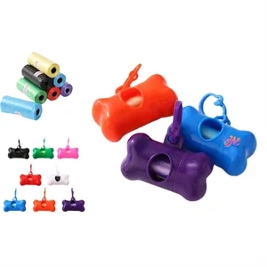 Dog Poop Bag Dispenser with Carabiner Clip