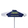 7' Market Umbrella Kit With Valance (2 Imprints) | https://www.bestnamebadges.com