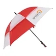Challenger Checkerboard Panels Umbrella  (1 Imprint) | https://www.bestnamebadges.com