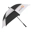Challenger Checkerboard Panels Umbrella  (1 Imprint) | https://www.bestnamebadges.com