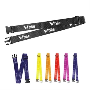2" Dye Sublimation Adjustable Luggage Strap For Suitcase