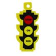 Stoplight Shaped Key Card | https://www.bestnamebadges.com