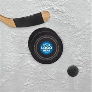 Custom Hockey Puck Theme Coasters