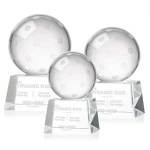 Pickleball Award on Robson Base | https://www.bestnamebadges.com