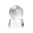 Soccer Ball Award on Robson Base | https://www.bestnamebadges.com
