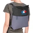 Ocean Plastic Two Tone Backpack Tote | https://www.bestnamebadges.com