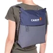 Ocean Plastic Two Tone Backpack Tote | https://www.bestnamebadges.com