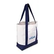 Large TJ Canvas Tote Bag | https://www.bestnamebadges.com