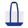 Large TJ Canvas Tote Bag | https://www.bestnamebadges.com