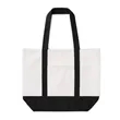Large TJ Canvas Tote Bag | https://www.bestnamebadges.com