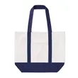 Large TJ Canvas Tote Bag | https://www.bestnamebadges.com