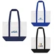 Large TJ Canvas Tote Bag | https://www.bestnamebadges.com