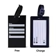 2.5" Custom 2D PVC Luggage Tags | https://www.bestnamebadges.com