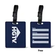 4" Custom 2D PVC Luggage Tags | https://www.bestnamebadges.com