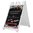 Signicade Deluxe Imprinted Chalkboard Kit (Single-Sided) | https://www.bestnamebadges.com