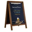 32" Deluxe Wood A-Frame Imprinted Chalkboard Kit | https://www.bestnamebadges.com