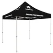 10' Standard Tent Kit (Full-Color Imprint, 4 Locations) | https://www.bestnamebadges.com