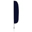 15' Solid-Color Stadium Flutter Flag Kit Single-Sided | https://www.bestnamebadges.com