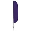 15' Solid-Color Stadium Flutter Flag Kit Single-Sided | https://www.bestnamebadges.com