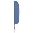 15' Solid-Color Stadium Flutter Flag Kit Single-Sided | https://www.bestnamebadges.com