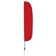 15' Solid-Color Stadium Flutter Flag Kit Single-Sided | https://www.bestnamebadges.com