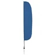 15' Solid-Color Stadium Flutter Flag Kit Single-Sided | https://www.bestnamebadges.com