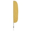 15' Solid-Color Stadium Flutter Flag Kit Single-Sided | https://www.bestnamebadges.com