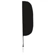 10' Solid-Color Stadium Flutter Flag Kit Single-Sided | https://www.bestnamebadges.com