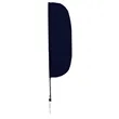 10' Solid-Color Stadium Flutter Flag Kit Single-Sided | https://www.bestnamebadges.com