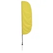 10' Solid-Color Stadium Flutter Flag Kit Single-Sided | https://www.bestnamebadges.com